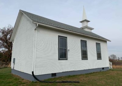 view of chapel from southwest corner of building